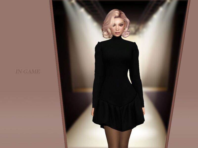 Stylish Tamia Dress by _Wazowski_ 2 sims 4 cc tamia dress by wazowski 2
