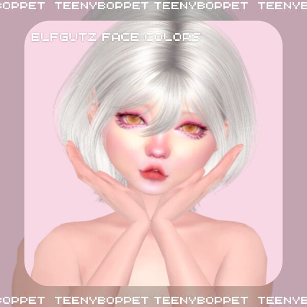 Elfgutz Face Colors by Teenyboppet 1 Elfgutz Face Colors by Teenyboppet Sims 4 CC