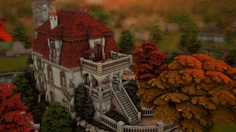 The Marigold Chateau Makeover 10 sims 4 cc the marigold chateau makeover by lollisimsi 3