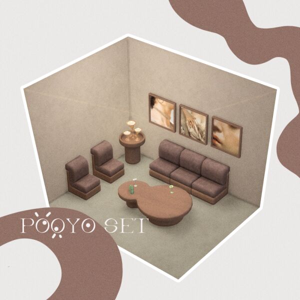 The Pooyo Set! By Tamsie 1 The Pooyo Set! By Tamsie Sims 4 CC
