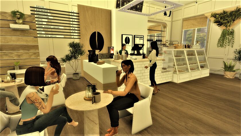 The Roasted Bean Cafe 10 sims 4 cc the roasted bean cafe can now be downloaded from 2