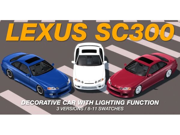 1997 Lexus SC300 by Tyler Winston Cars 1 1997 Lexus SC300 by Tyler Winston Cars Sims 4 CC
