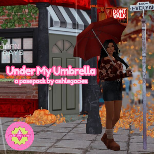 Under MY Umbrella Posepack 1 Under MY Umbrella Posepack Sims 4 CC