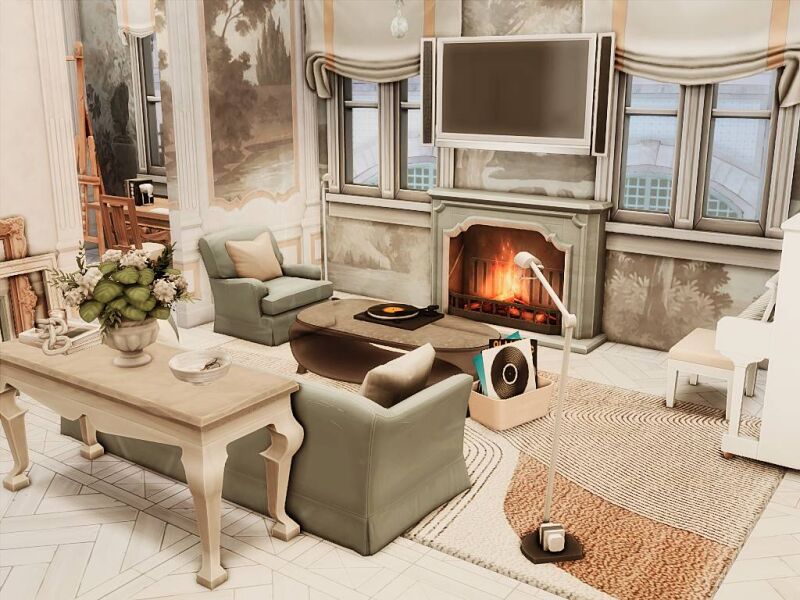 Stunning Venetian Apartment Design 2 sims 4 cc venetian apartment by dasie2 3