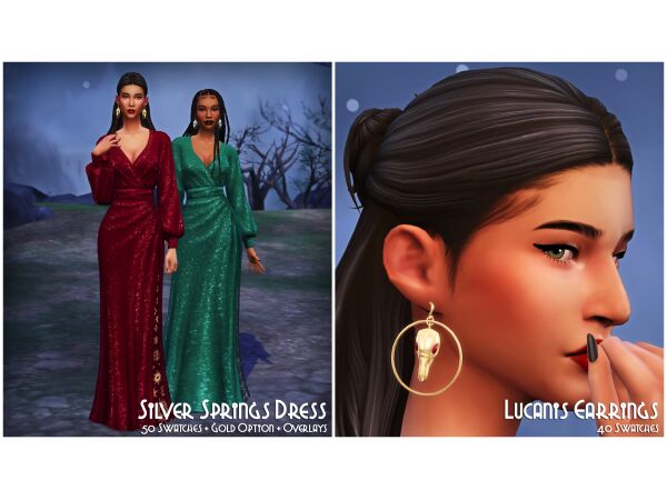 Witchy Glam Miniset: Enchanting Accessories 1 Witchy Glam Miniset: Enchanting Accessories Sims 4 CC
