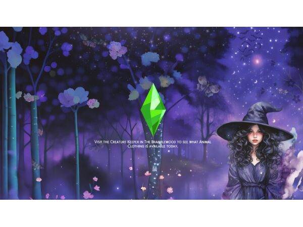 Enchanting Witchy Loading Screen #2 1 Enchanting Witchy Loading Screen #2 Sims 4 CC