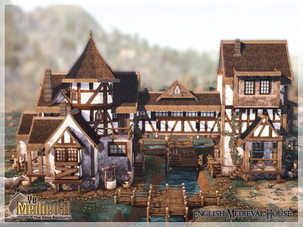 Ye Medieval English House CC 1 Ye Medieval English House CC Sims 4 CC