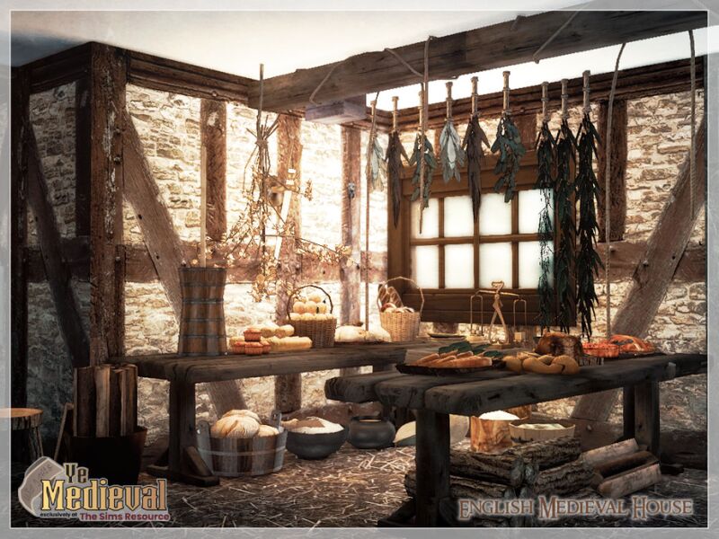 Ye Medieval English House CC 7 sims 4 cc ye medieval english house cc only tsr by moniamay72 2
