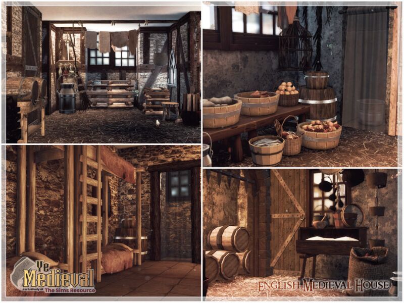 Ye Medieval English House CC 5 sims 4 cc ye medieval english house cc only tsr by moniamay72 5