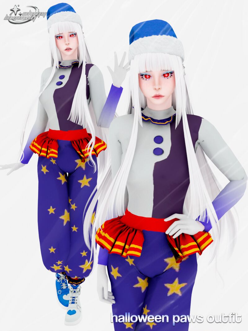 Cute Halloween Paws Outfit for Your Pets 3 sims 4 cc ☾ halloween paws outfit ✰ 3