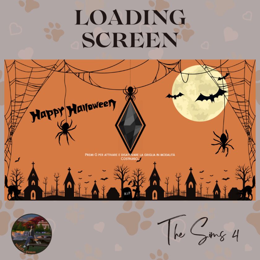 🐾 Loading Screen Halloween 🐾 1 🐾 Loading Screen Halloween 🐾 Sims 4 CC