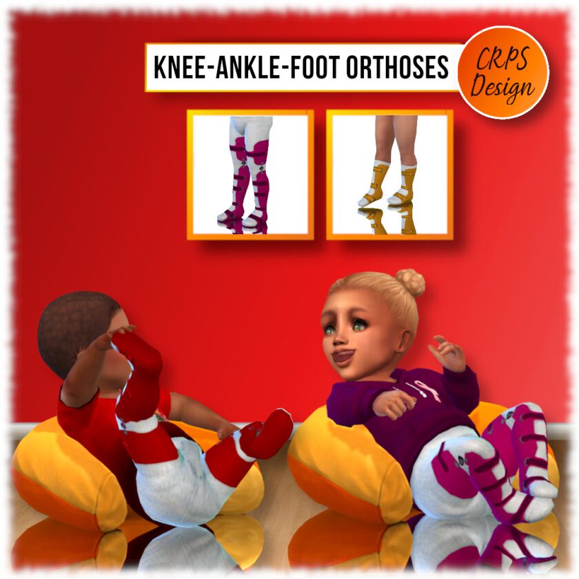 Leg Orthoses for Your Sims Infants 2 sims 4 cc 𝕃𝕖𝕘 𝕆𝕣𝕥𝕙𝕠𝕤𝕖𝕤 for your sims infants 2