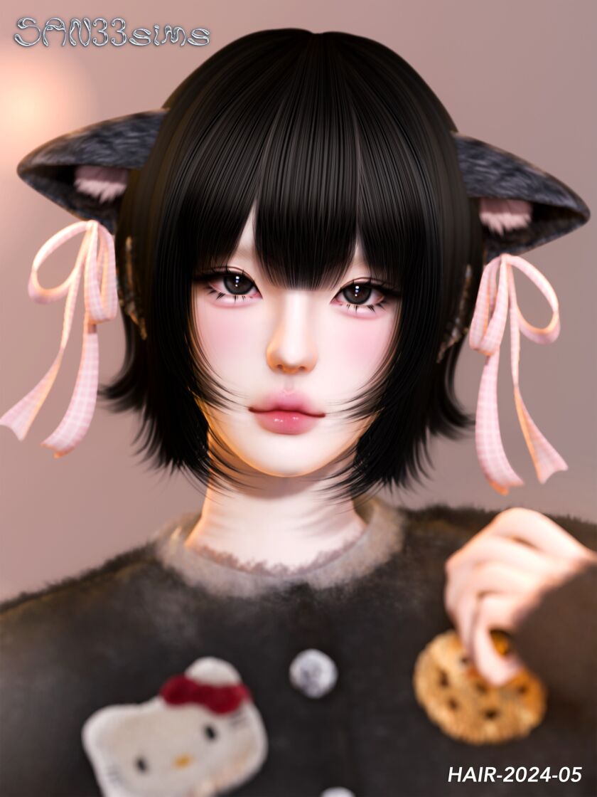 Stunning Hair-2024 Release 1 Stunning Hair-2024 Release Sims 4 CC