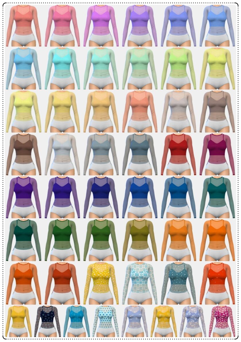 Accessory Top 2024 2 sims 4 cc accessory top 2024 2