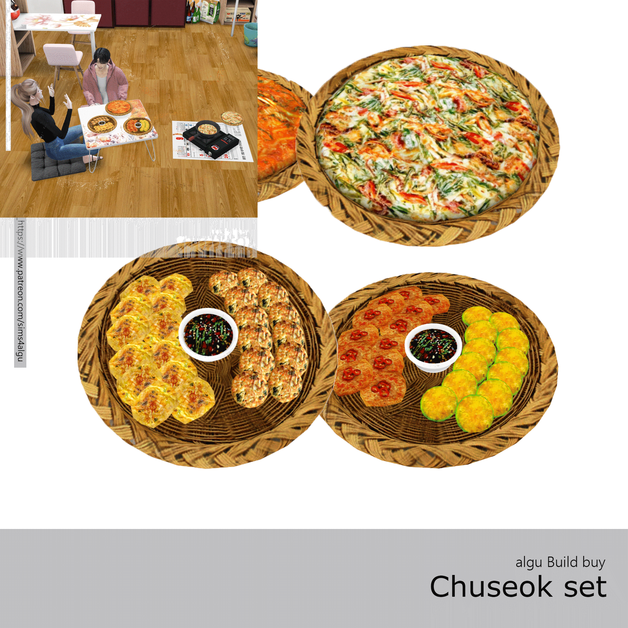 Chuseok Set - 7 New CCs 1 Chuseok Set – 7 New CCs Sims 4 CC