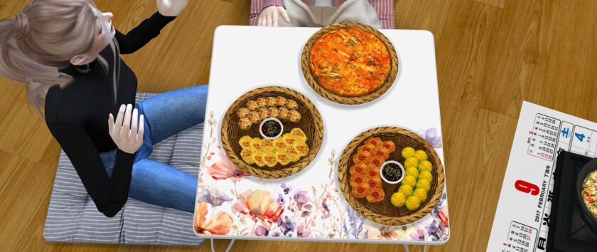 Chuseok Set - 7 New CCs 5 sims 4 cc algu 추석 세트 chuseok set 7 ccs download early 3