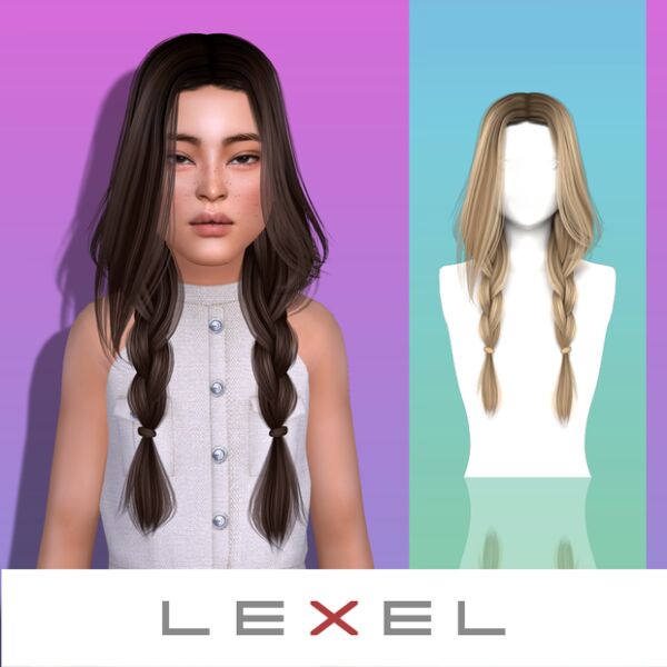 Alyona - Cute Child Hairstyle 1 Alyona – Cute Child Hairstyle Sims 4 CC