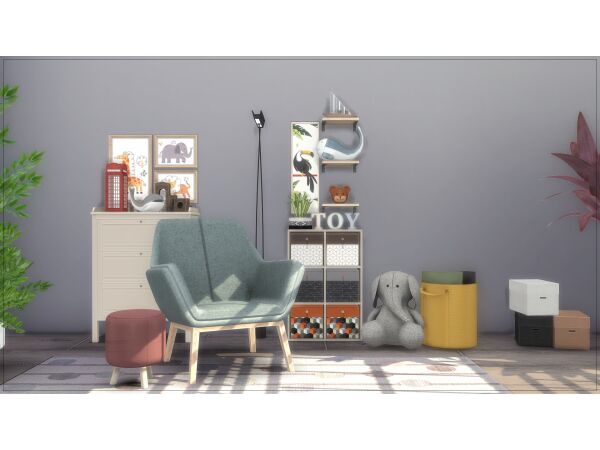 Quincy Nursery Extra: Enhance Your Kids' Space! 1 Quincy Nursery Extra: Enhance Your Kids’ Space! Sims 4 CC