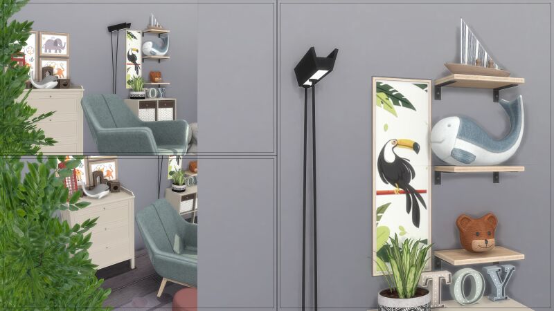 Quincy Nursery Extra: Enhance Your Kids' Space! 2 sims 4 cc artvitalex quincy nursery extra 3