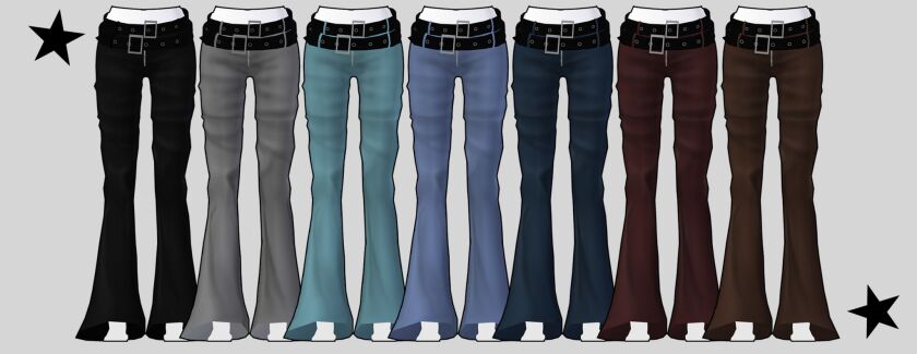 Cute Audrey Pants for Your Sims! 3 sims 4 cc audrey pants 2