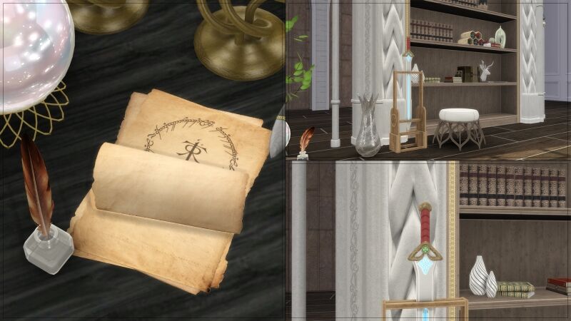 Enchant Your Space with Avaloria Devorative Materials 6 sims 4 cc avaloria devorative materials 2