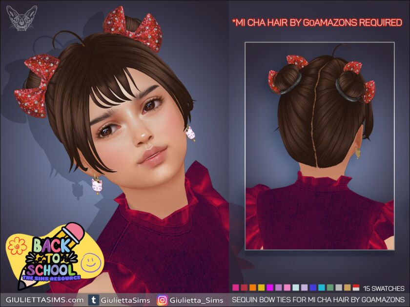 Back To School Hair Ties Collection 2 sims 4 cc back to school hair ties collection for mi cha 3