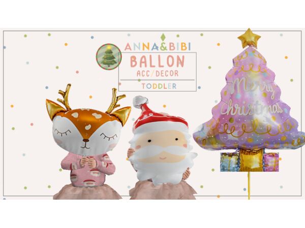 Balloon Decor by Anna & Bibi 1 Balloon Decor by Anna & Bibi Sims 4 CC