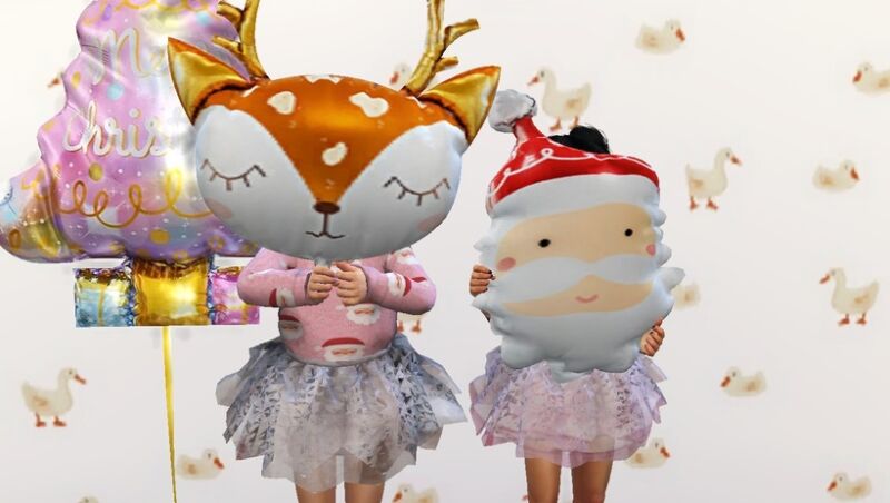 Balloon Decor by Anna & Bibi 2 sims 4 cc ballon decor and acc annabibi 2
