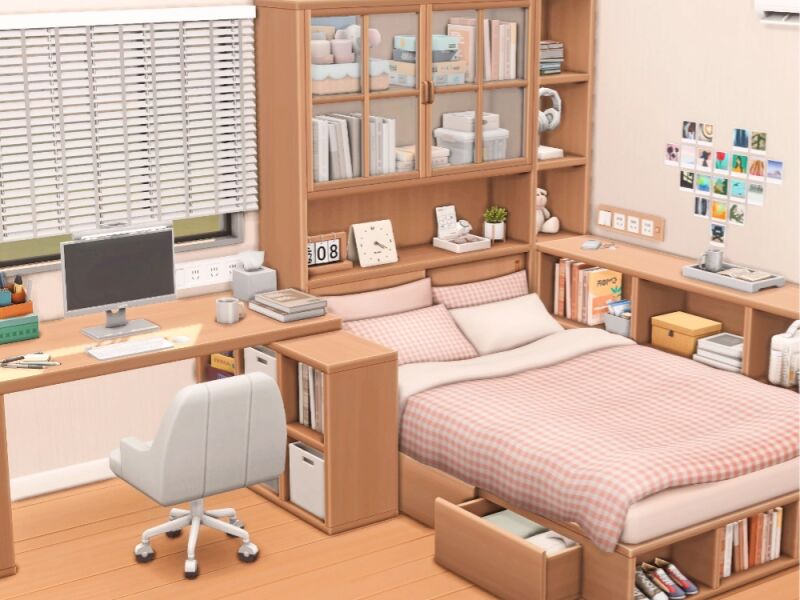 Stylish Bedroom Set by Gua 5 sims 4 cc bedroom set my room by gua 2