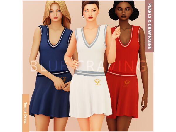 Elegant Blue Royal Passion Dress 5 sims 4 cc blue craving royal passion dress 19
