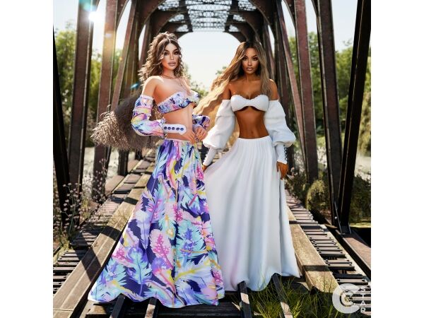 sims 4 cc boho off shoulder top 3
