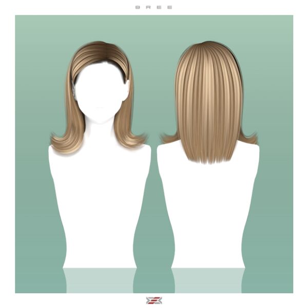 Bree - Exclusive Hairstyle by Lexel_Sims 1 Bree – Exclusive Hairstyle by Lexel_Sims Sims 4 CC