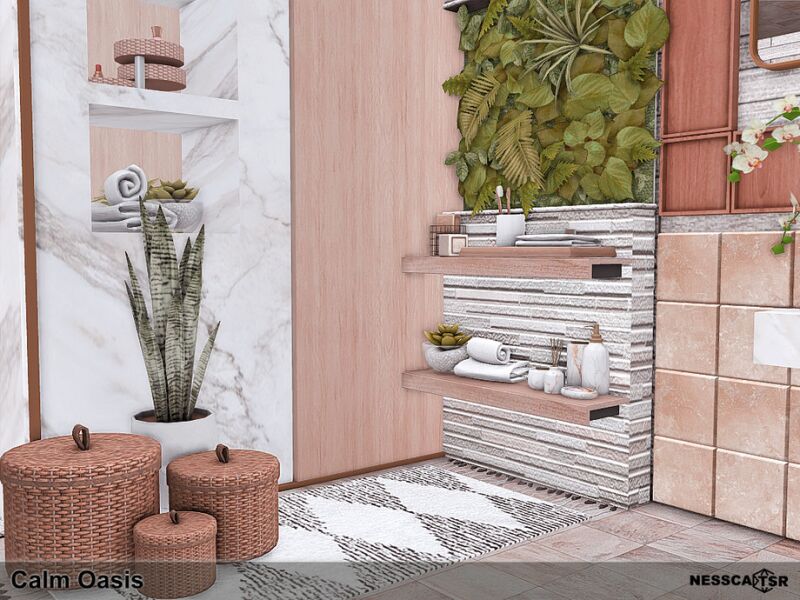 Calm Oasis By Nessca 5 sims 4 cc calm oasis by nessca 2