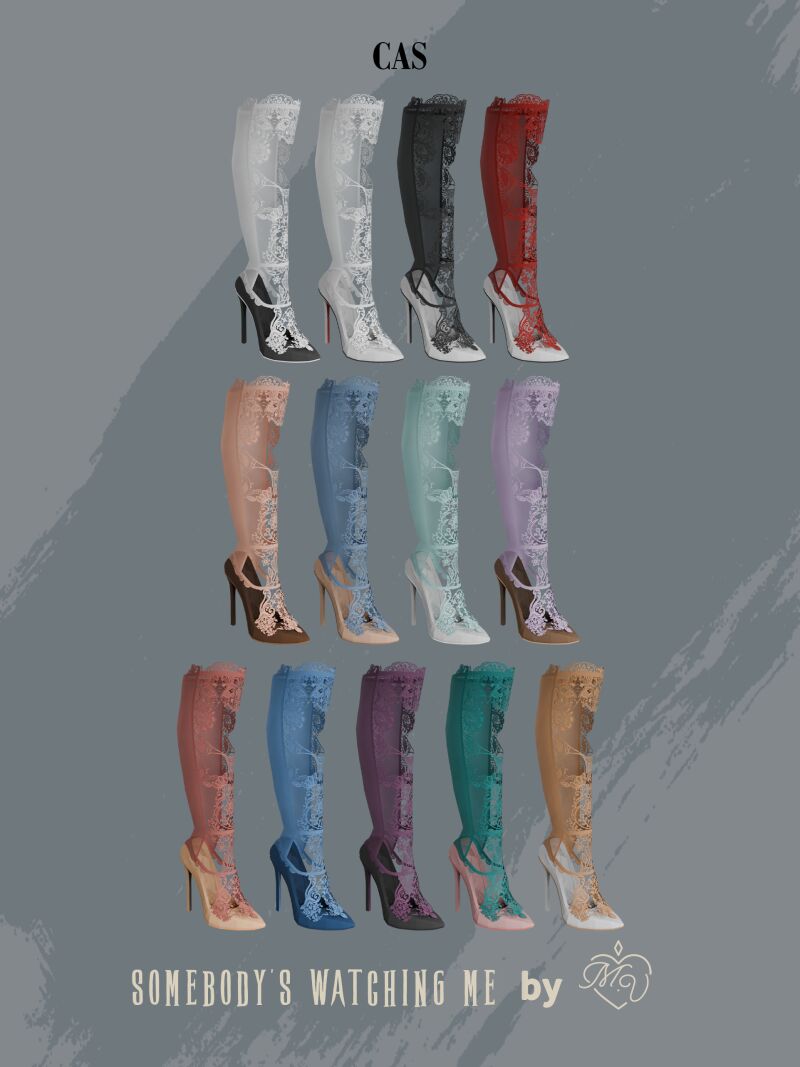 Stylish CAS Shoes by Miss.Valentine 2 sims 4 cc cas shoes by miss valentine 2