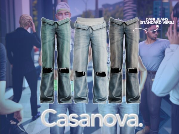 Casanova - Dani Jeans (Standard Version) 1 Casanova – Dani Jeans (Standard Version) Sims 4 CC