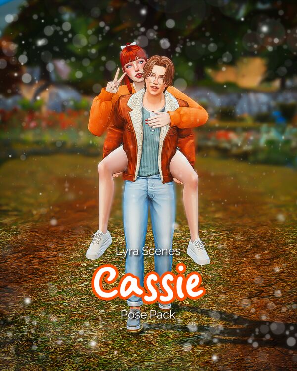 Cassie Pose Pack 1 Cassie Pose Pack Sims 4 CC