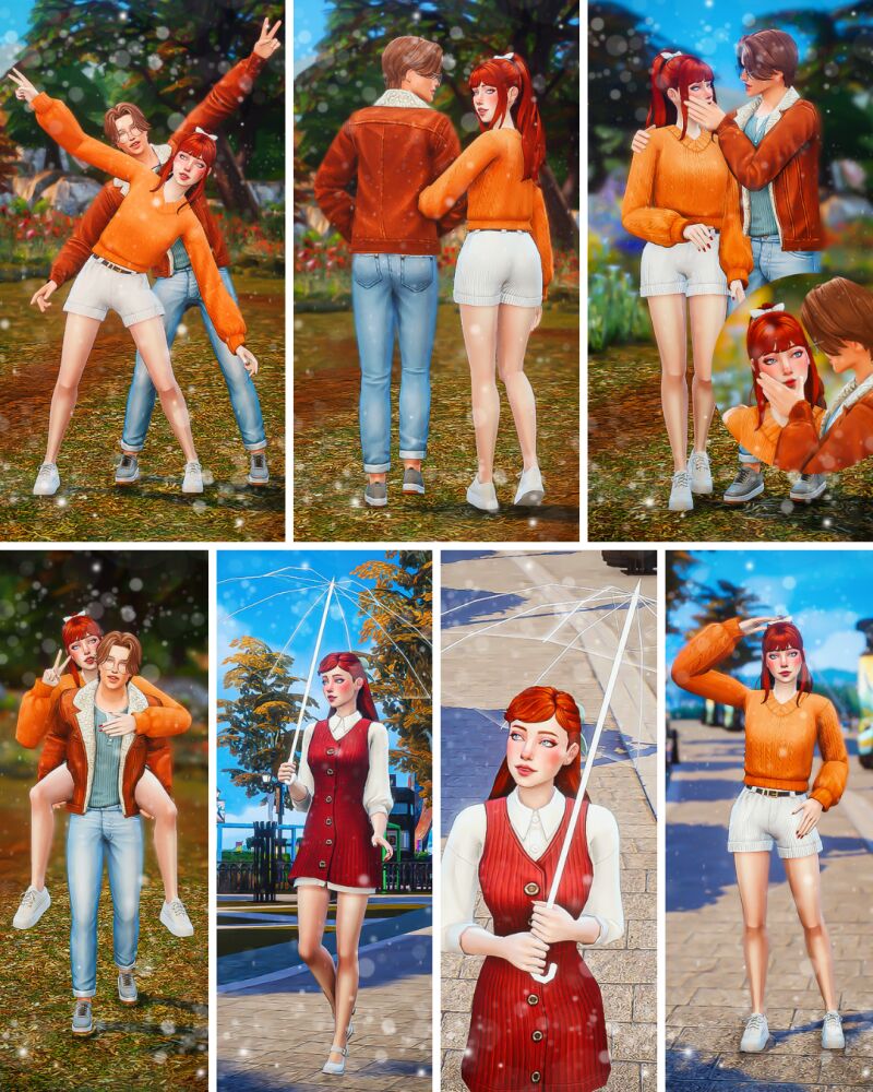 Cassie Pose Pack 2 sims 4 cc cassie pose pack 2