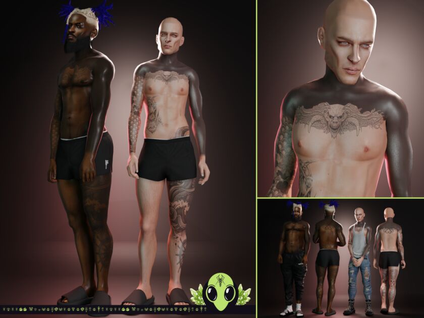 Century Tattoo - TSR Exclusive 3 sims 4 cc century tattoo tsr exclusive 2