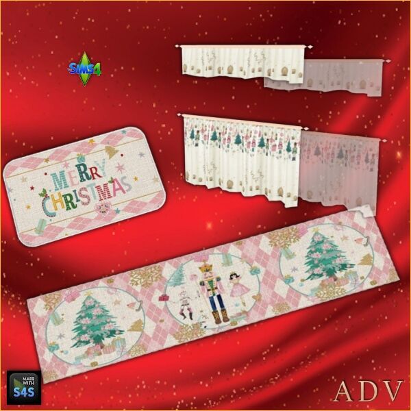 sims 4 cc christmas kitchen deco 5