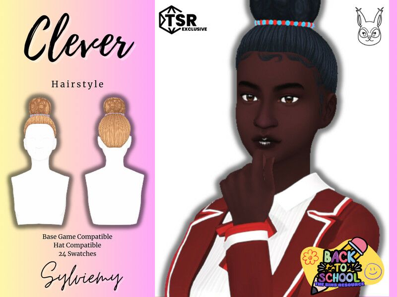 Clever Medium Curly Updo Bun Hairstyle 1 Clever Medium Curly Updo Bun Hairstyle Sims 4 CC