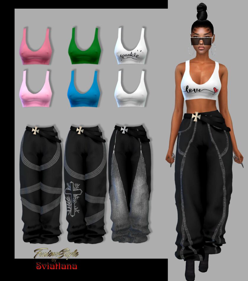 Stylish Clothing Collection by Fusionstyle 1 Stylish Clothing Collection by Fusionstyle Sims 4 CC
