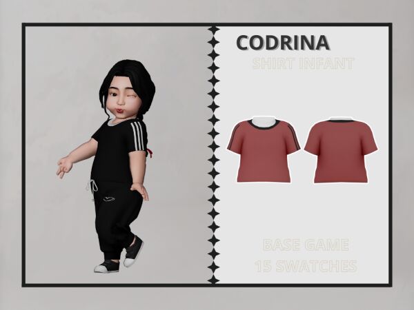 Codrina - Infant Shirt 1 Codrina – Infant Shirt Sims 4 CC