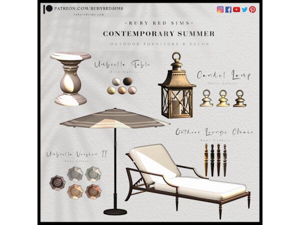 Contemporary Summer Part 1 By Rubyred1023 2 sims 4 cc contemporary summer part 1 by rubyred1023 4
