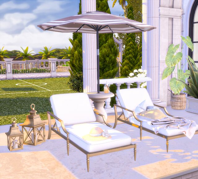 Contemporary Summer Part 2 - A Stylish Outdoors Experience 3 sims 4 cc contemporary summer part 2 by rubyred1023 2
