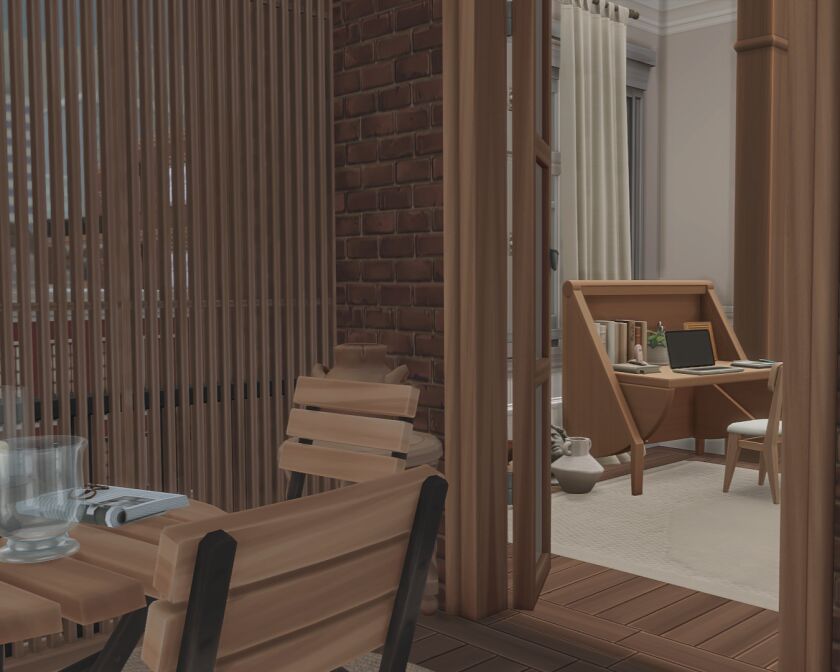 Cozy Boho Apartment by Bojana Sims 2 sims 4 cc cozy boho apartment bojana sims 3