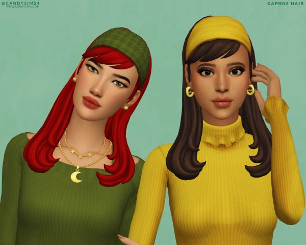 Daphne Hair Release by Candysims 1 Daphne Hair Release by Candysims Sims 4 CC