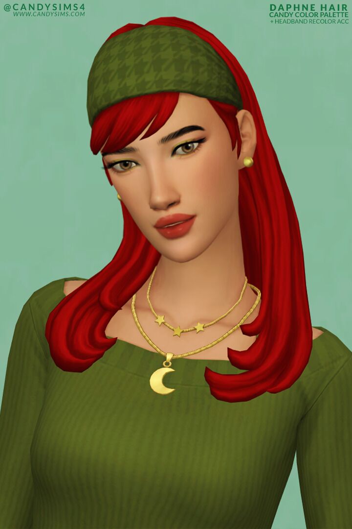 Daphne Hair Release by Candysims 4 sims 4 cc daphne hair by candysims 3
