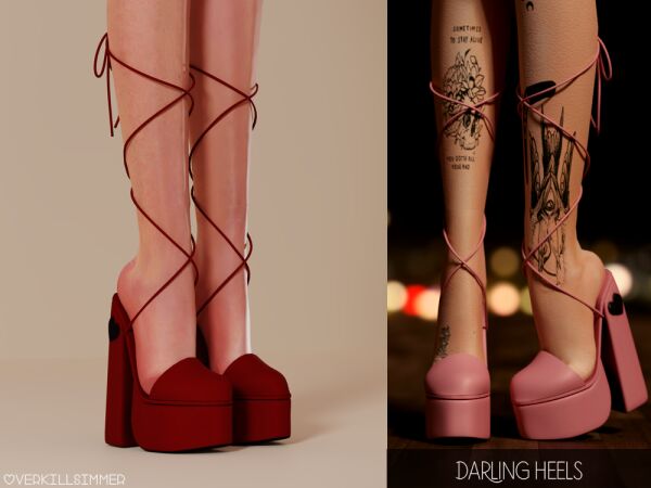 Darling Heels 1 Darling Heels Sims 4 CC