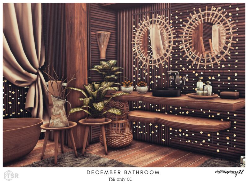 Stunning Modern Bathroom Design 5 sims 4 cc december bathroom 4