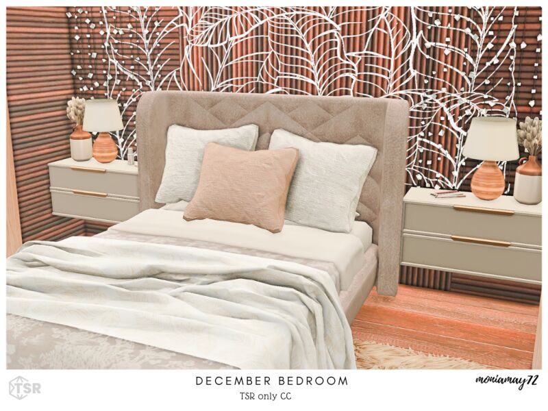 December Bedroom 5 sims 4 cc december bedroom 2
